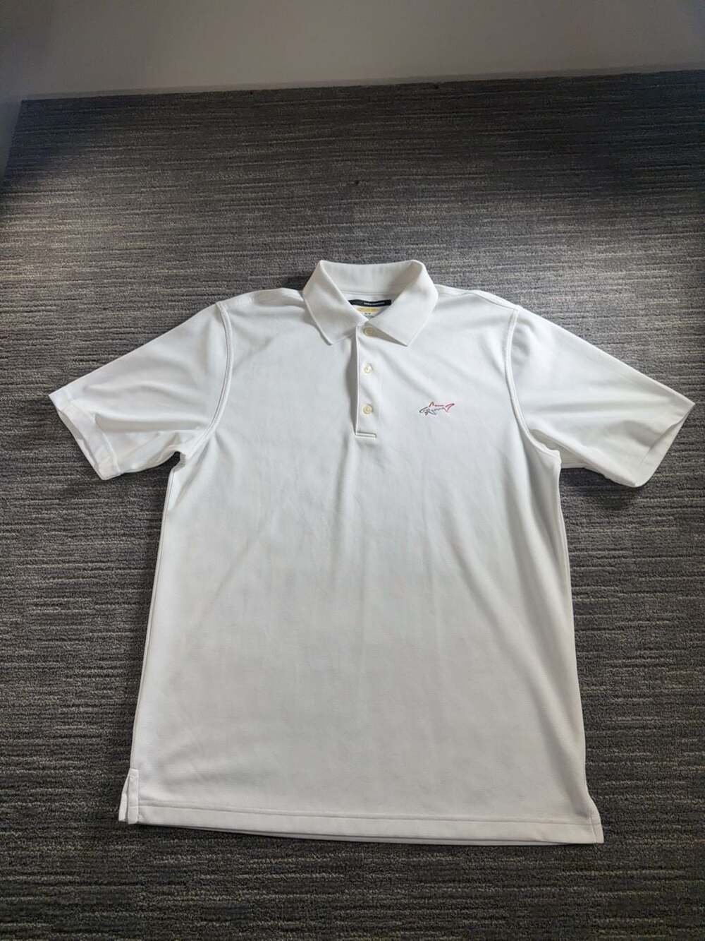 Greg Norman PlayDry Performance Polo Shirt White Size M